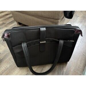 Samsonite laptop bag lightweight fits over luggage hndl Computer pocket padded